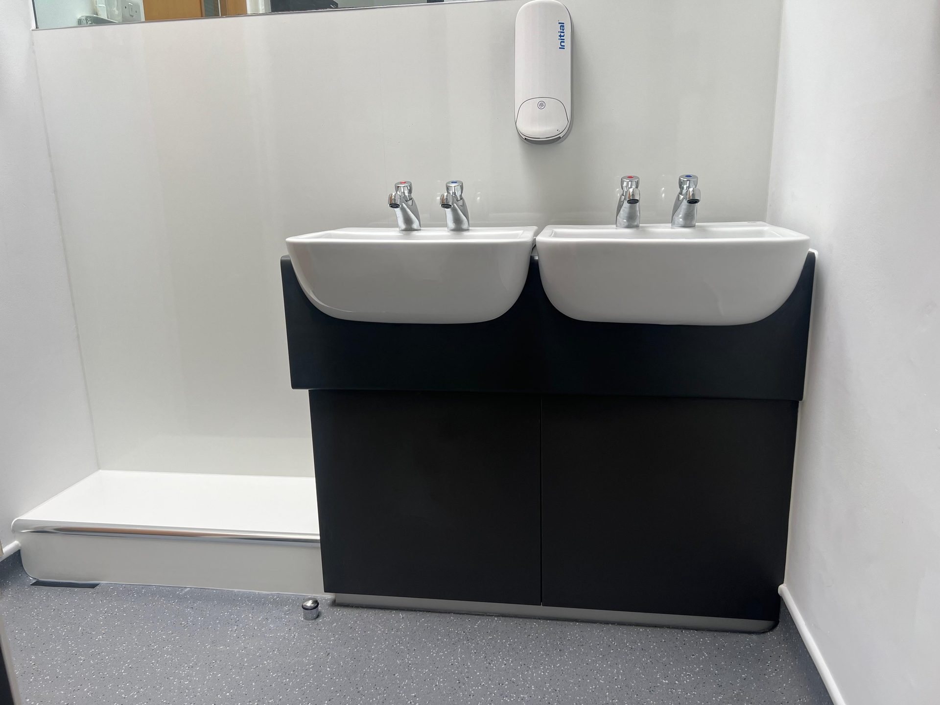 Completed school washroom at Bishop Loveday Primary School